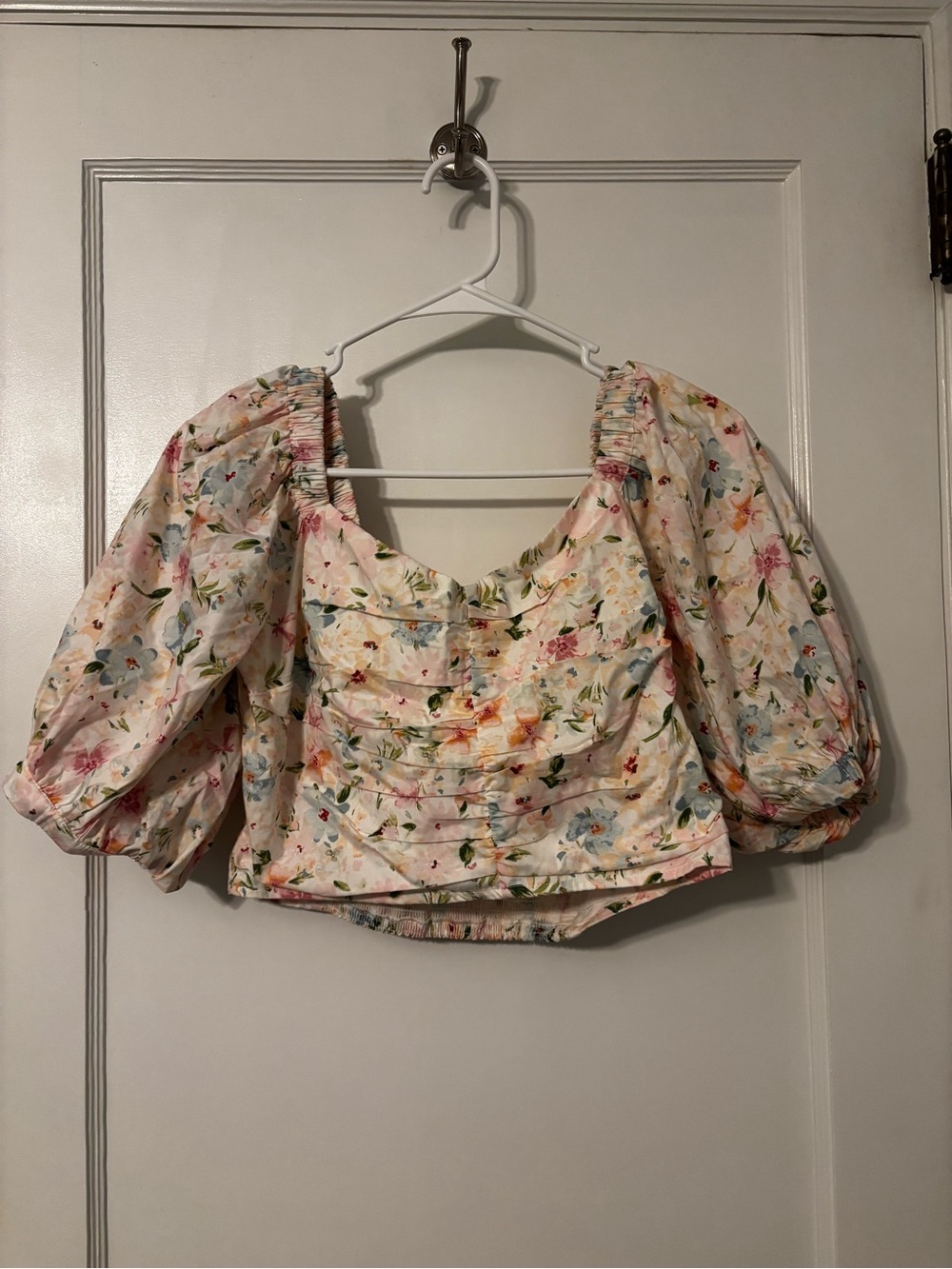 Abercrombie & Fitch Puff-Sleeve Top